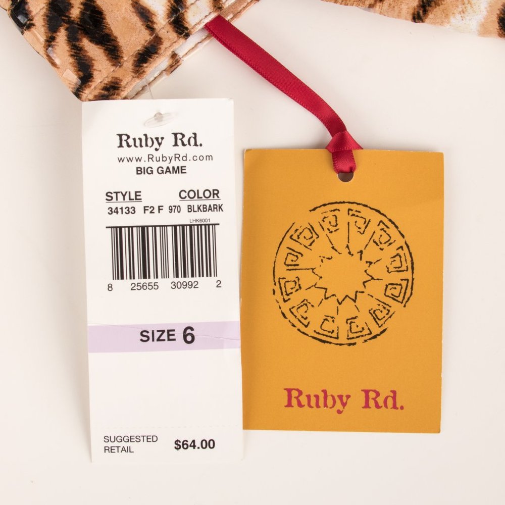 Ruby Rd. Shiny Leopard Design Jacket - NWT - Picture 5 of 5